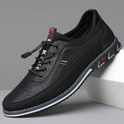 Men's Leather Oxford Shoes Classic Formal Lace-Up - Image 4