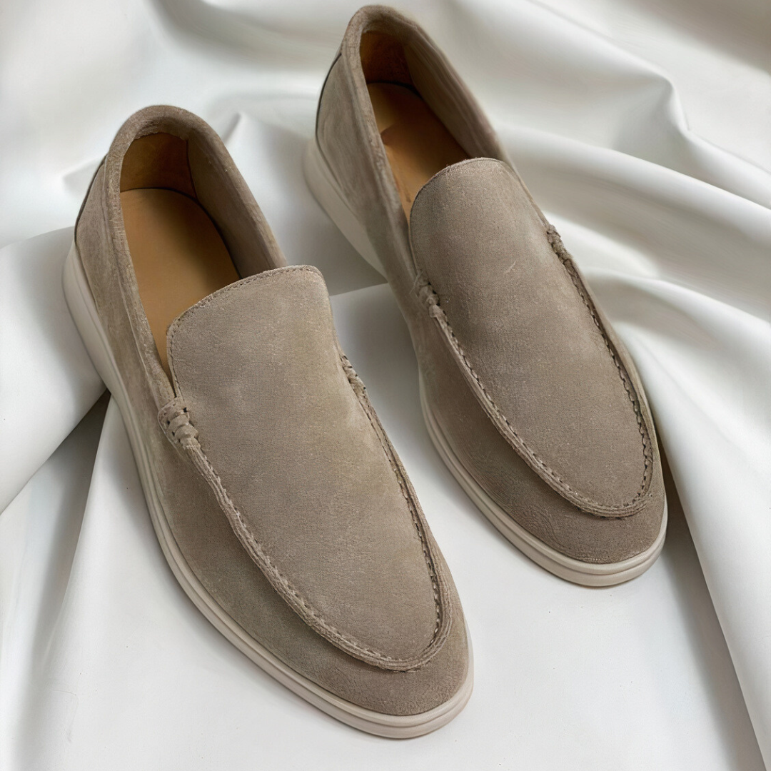 Men's Vintage PU Leather Slip-On Loafers - Image 2