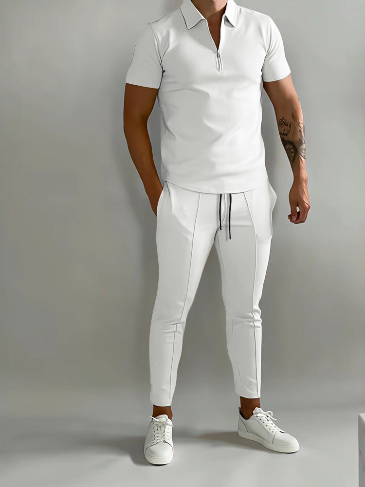 Men's Lightweight Two Piece Tracksuit Set - Image 3