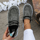 Women Breathable Non-Slip Sneakers Lightweight Slip-On Walking Shoes - Image 2