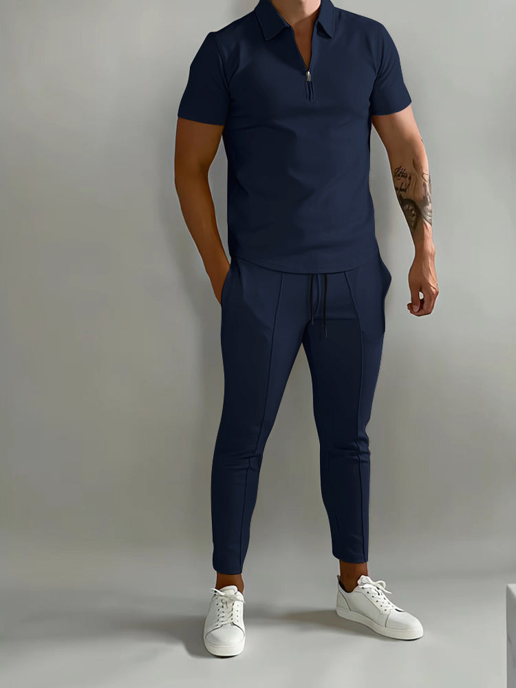 Men's Lightweight Two Piece Tracksuit Set - Image 4