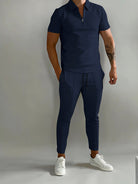 Men's Lightweight Two Piece Tracksuit Set - Image 4