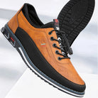 Men's Leather Oxford Shoes Classic Formal Lace-Up - Image 3