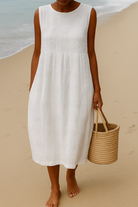 Odelle | Women’s Midi Sleeveless Dress - Image 3