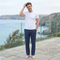 Men's Linen Pants Lightweight Relaxed Casual