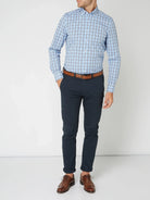 Men's Plaid 100% Cotton Button-Down Shirt - Image 10