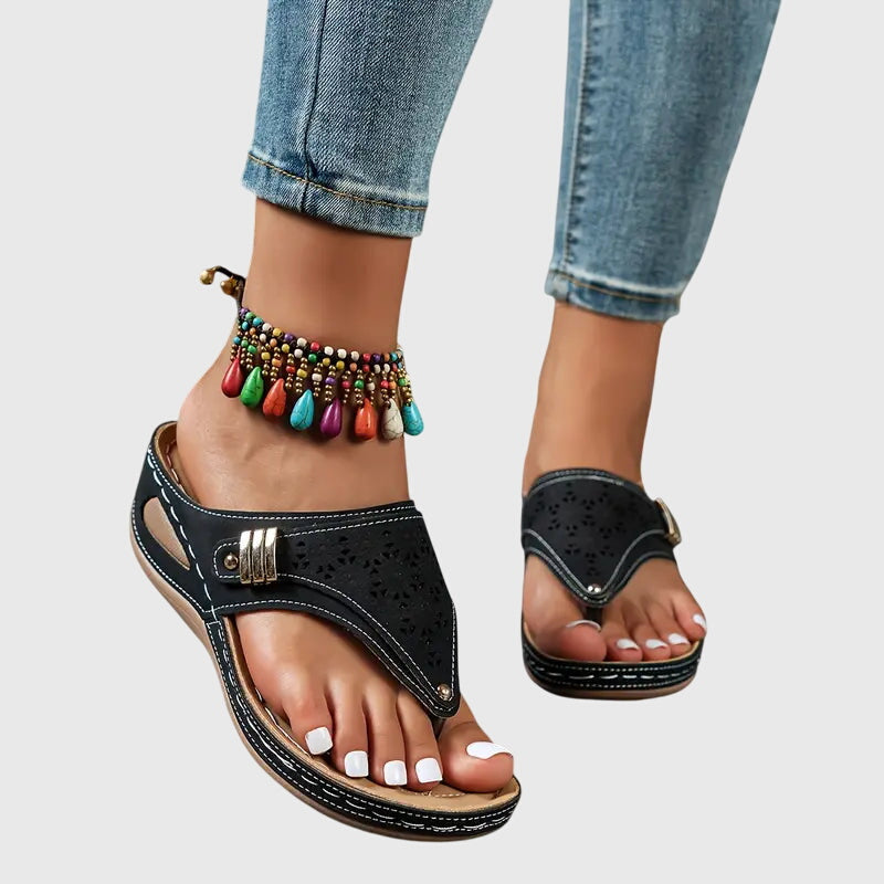 Women Slip On Orthopedic Sandals Arch Support - Image 7