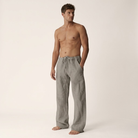 Men's Linen Cotton Drawstring Pants Loose Fit - Image 8