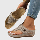 Women Slip On Orthopedic Sandals Arch Support - Image 4