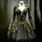 Women's Long Sleeve Green Mini Dress | Halloween