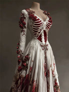 Women's Long Sleeve Halloween Party Dress | Maxi