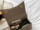 Women PU Leather Top Handle Crossbody Bag Satchel - Image 7