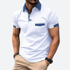 Men's Short Sleeve Polo Shirt Classic Casual - Image 6