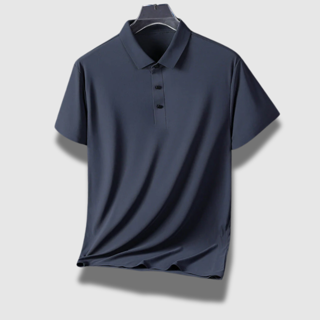 Men Silk Polo Shirt - Image 5