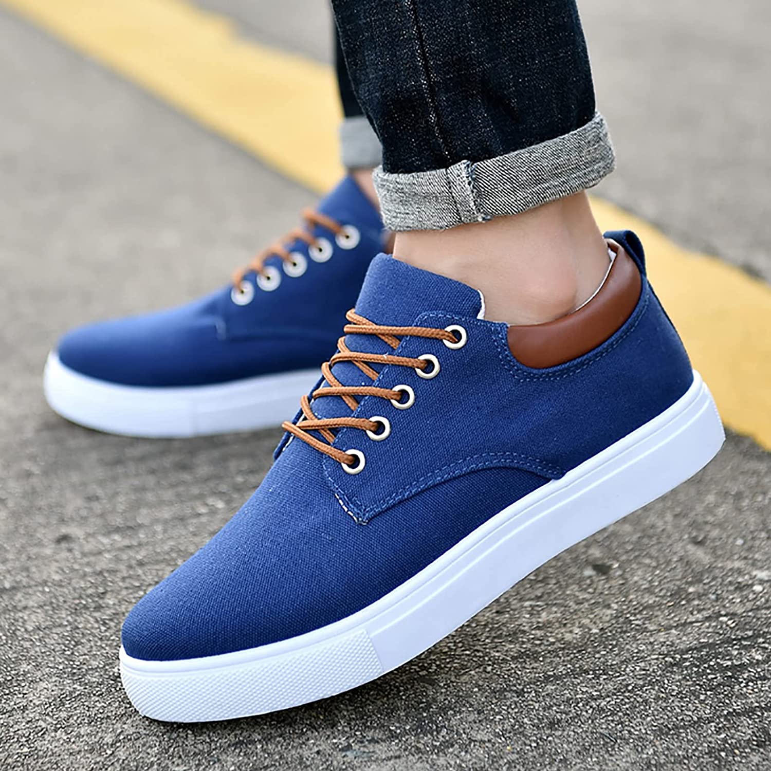 Men's Canvas Sneakers Casual Comfortable Shoes - Image 9