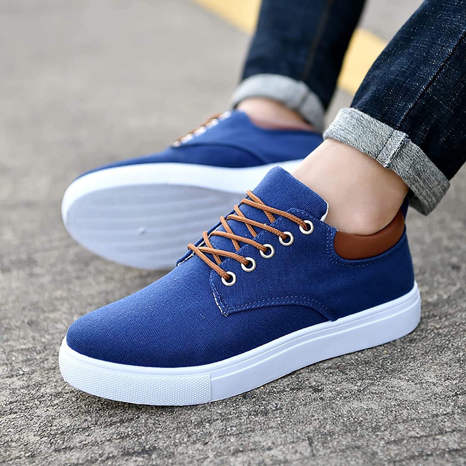 Men's Canvas Sneakers Casual Comfortable Shoes - Image 11