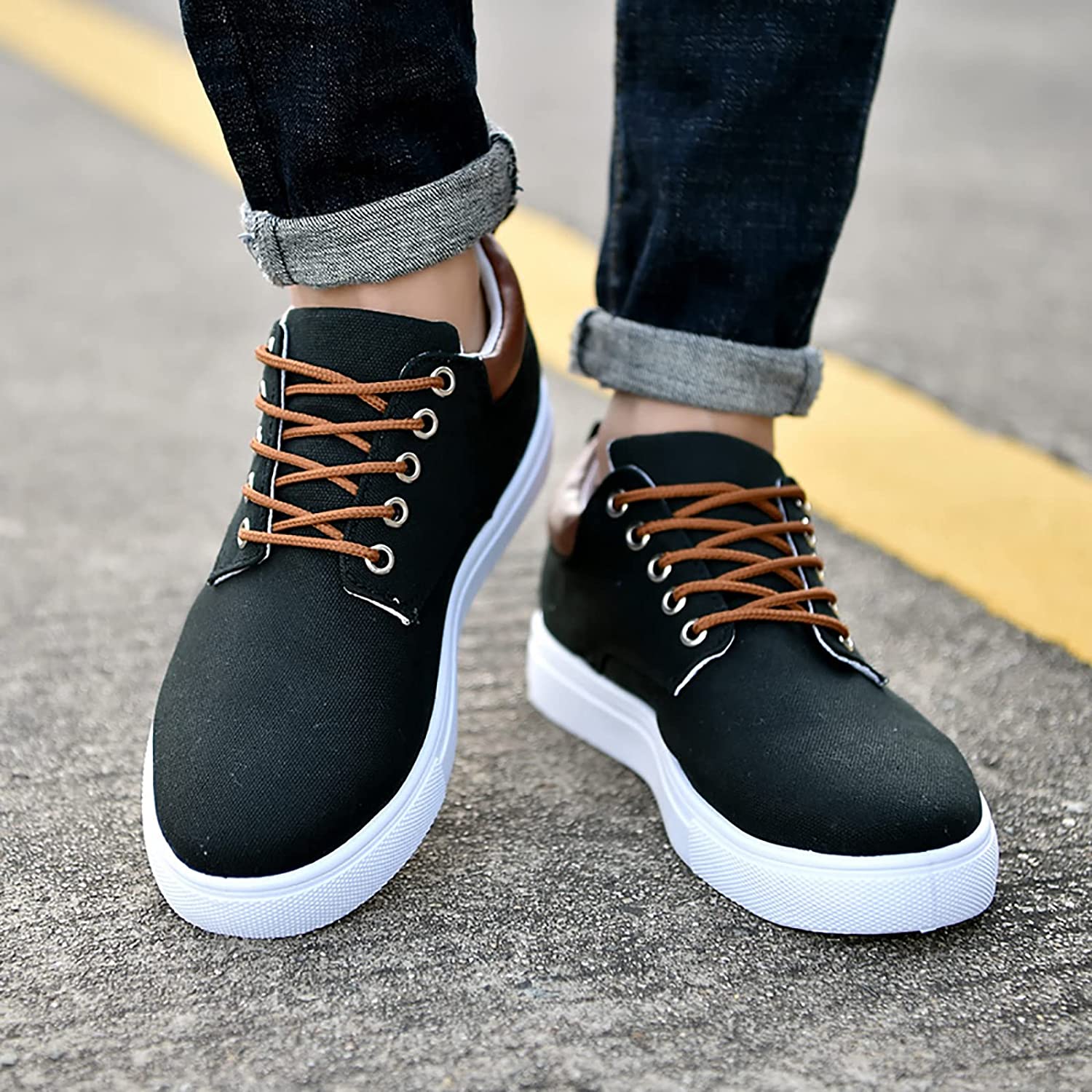 Men's Canvas Sneakers Casual Comfortable Shoes - Image 3