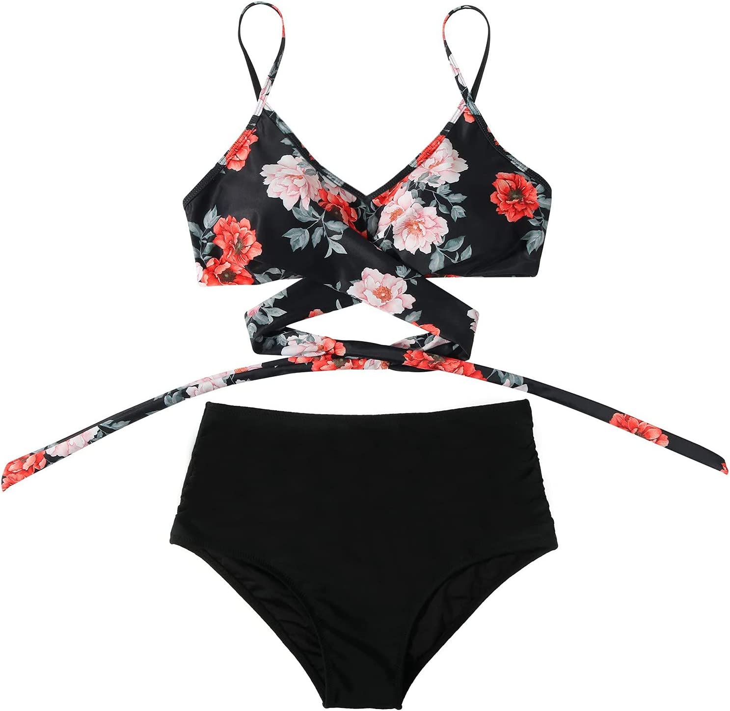 Women Colorful High Waisted Bikini Set - Image 10