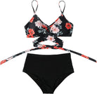 Women Colorful High Waisted Bikini Set - Image 10