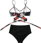 Women Colorful High Waisted Bikini Set - Image 11