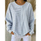 Gestreiftes Langarmshirt mit legerer Passform