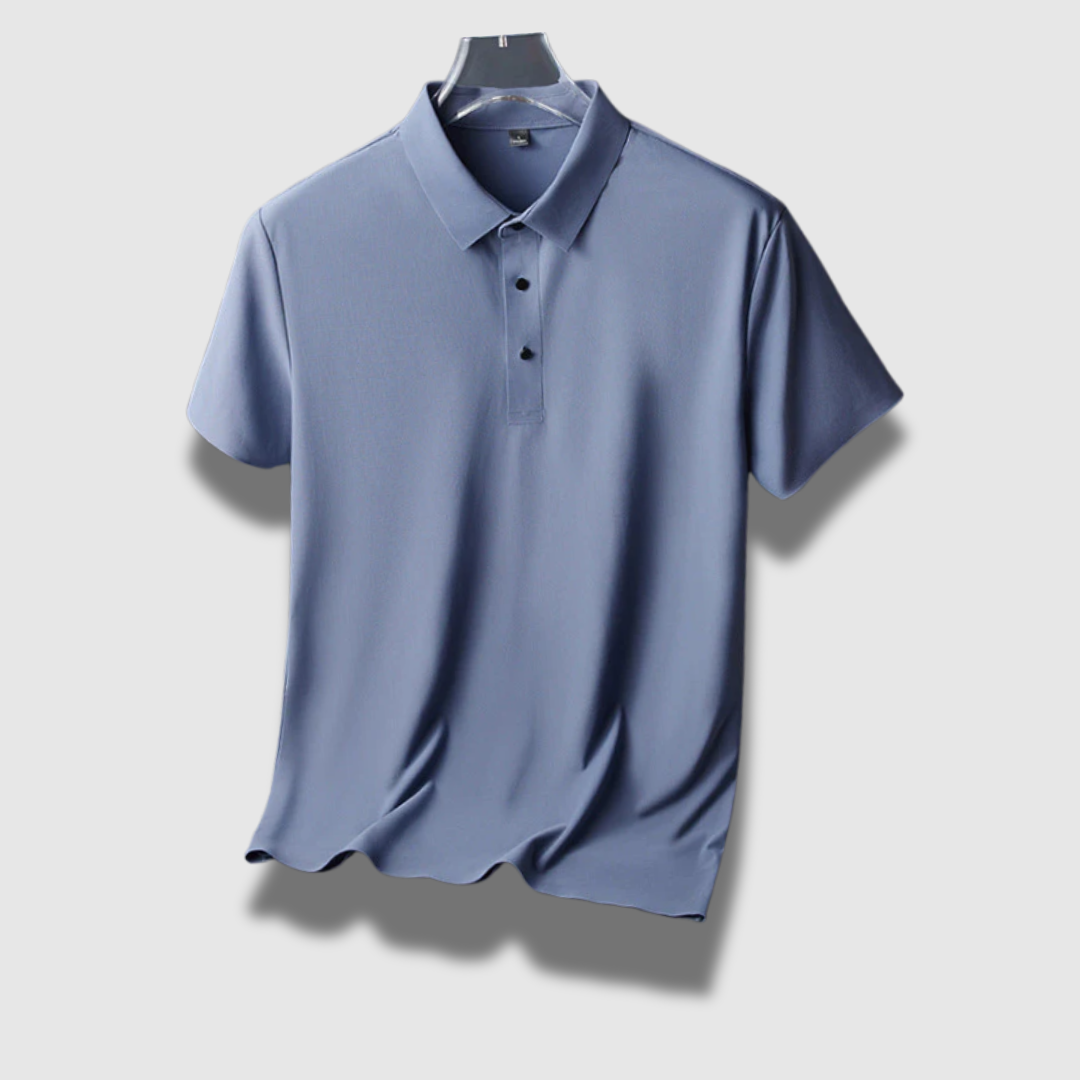 Men Silk Polo Shirt - Image 6