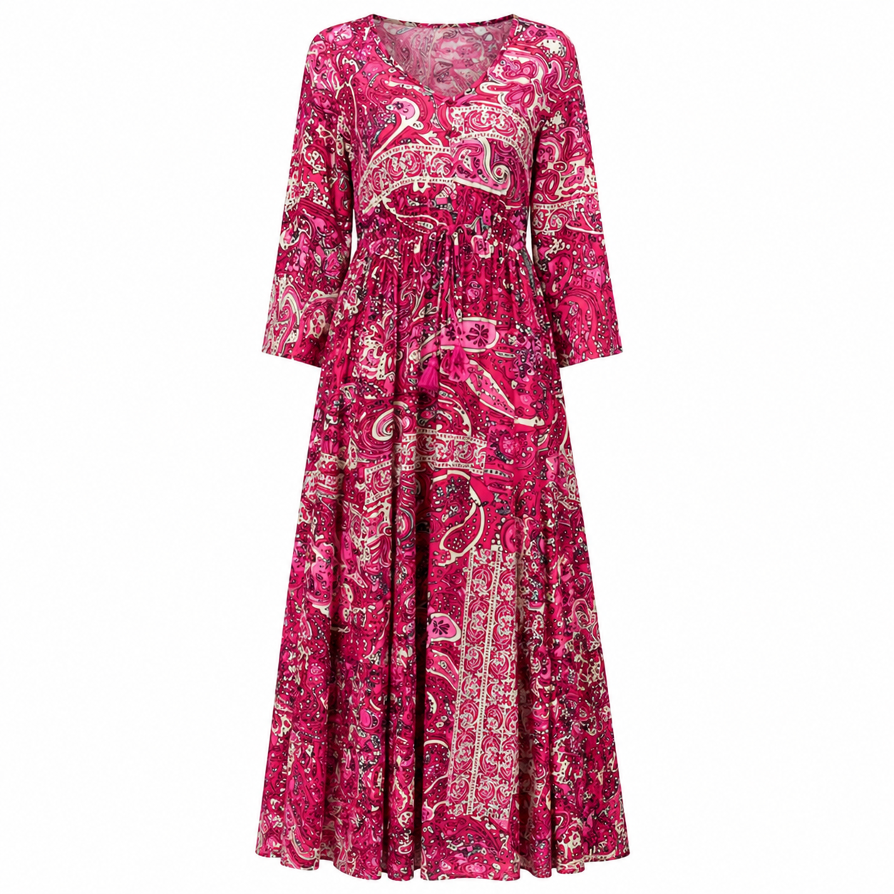 Women Boho Maxi Dress Flowy Casual Long - Image 7