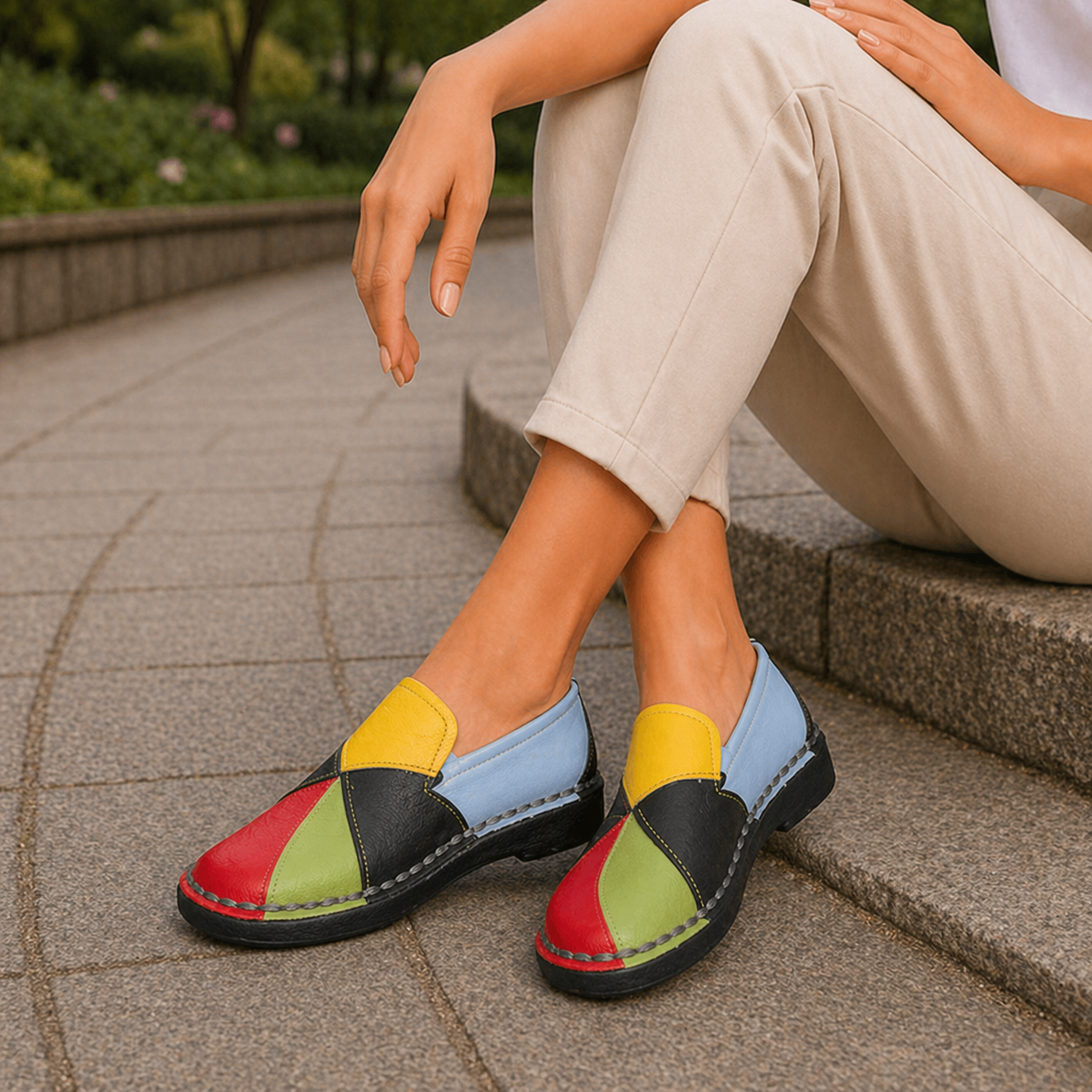 Women's Orthopedic Slippers Arch Support Wide Width Breathable - Image 3