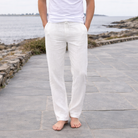 Men's Linen Pants Lightweight Relaxed Casual - Image 5