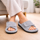 Women Orthopedic Slippers Adjustable Velcro Non-Slip Arch Support - Image 3