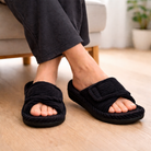 Women Orthopedic Slippers Adjustable Velcro Non-Slip Arch Support - Image 2