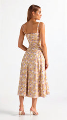 Cerene | Women’s Floral Midi Dress - Image 2