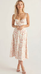 Cerene | Women’s Floral Midi Dress - Image 5
