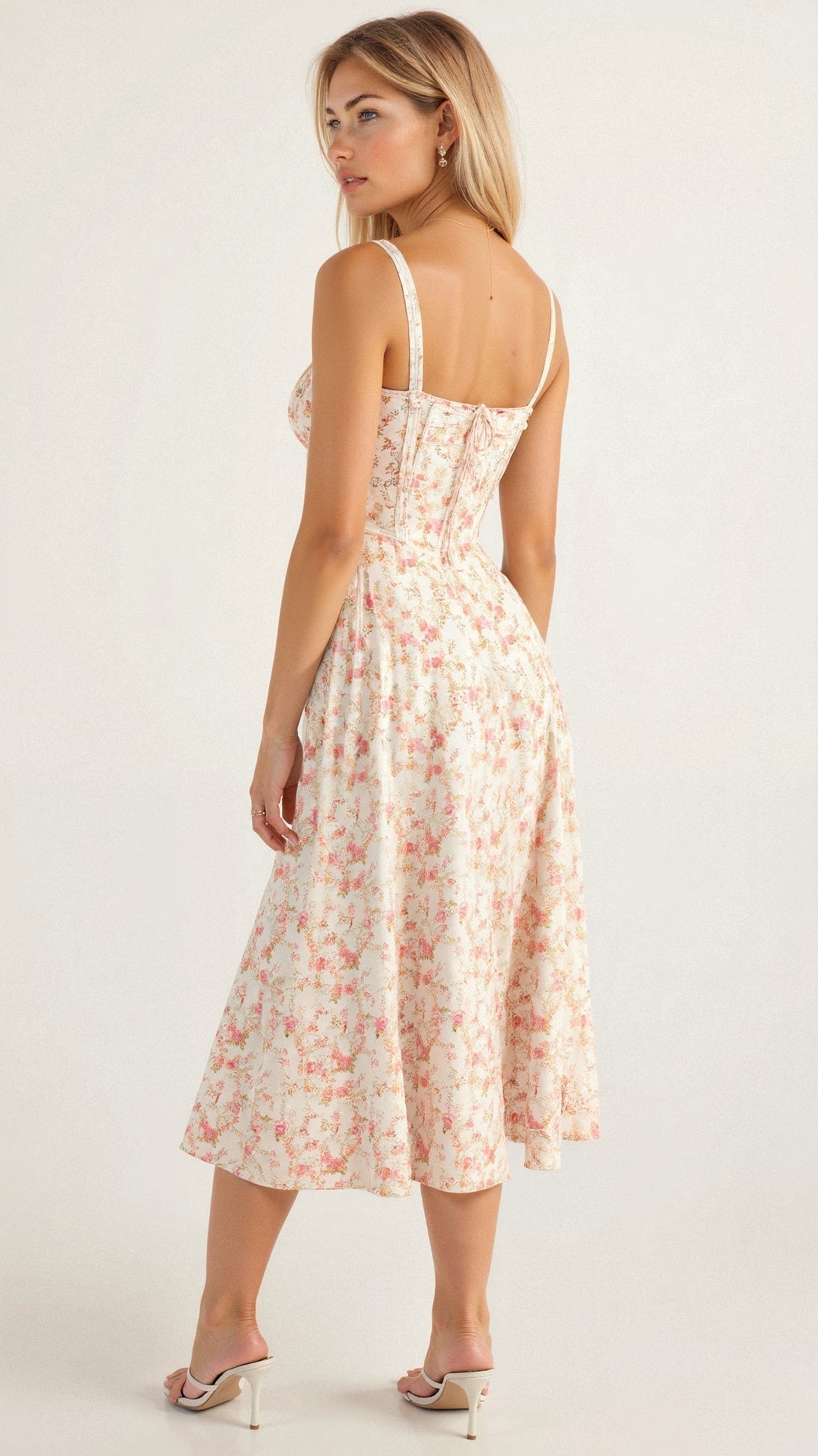 Cerene | Women’s Floral Midi Dress - Image 6