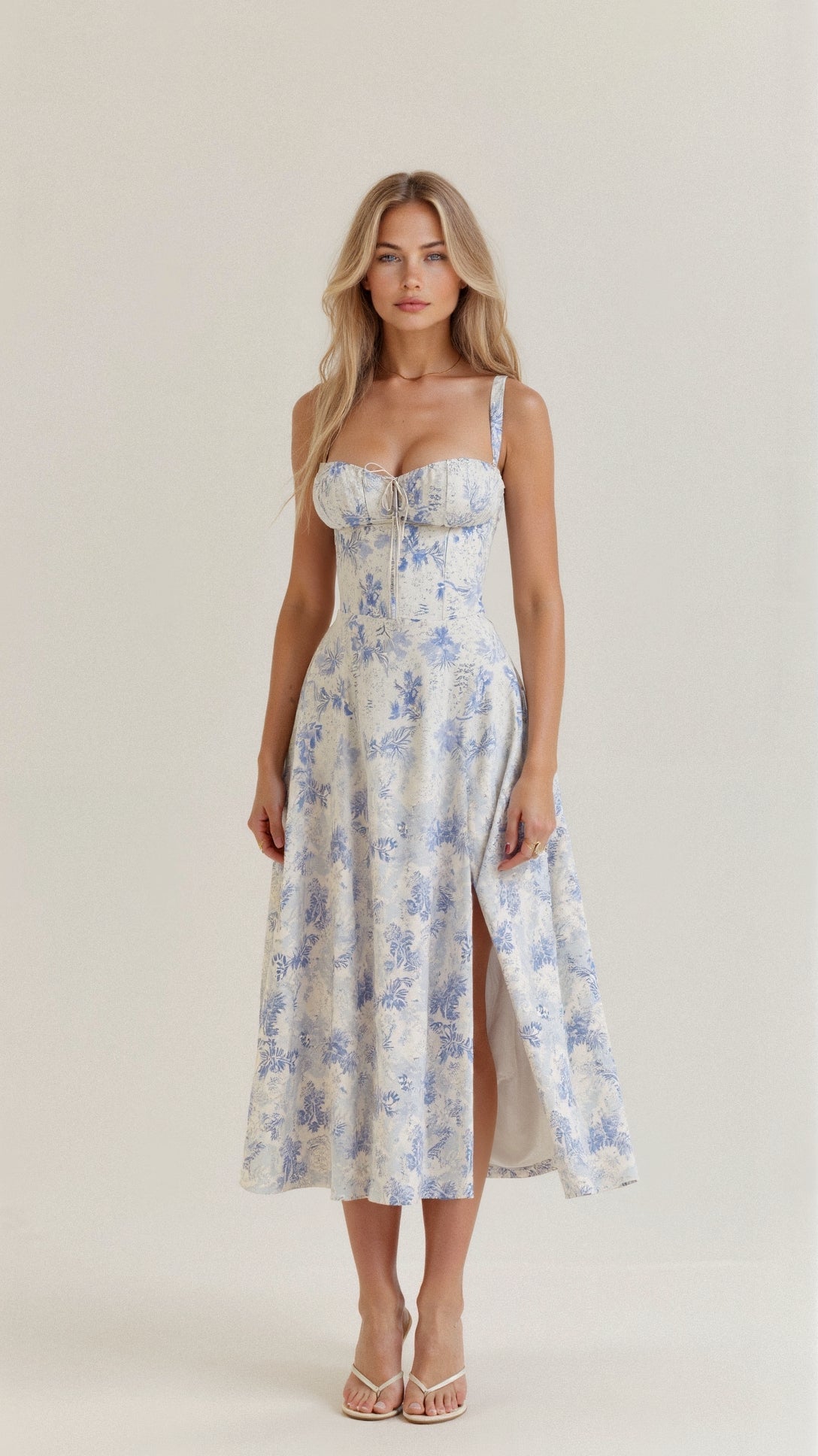 Cerene | Women’s Floral Midi Dress - Image 7