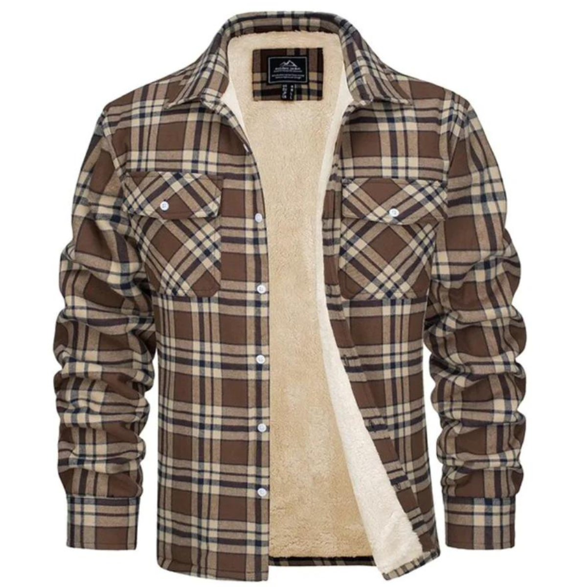 Heren Vest met Ruitpatroon en Fleece Voering - Image 8