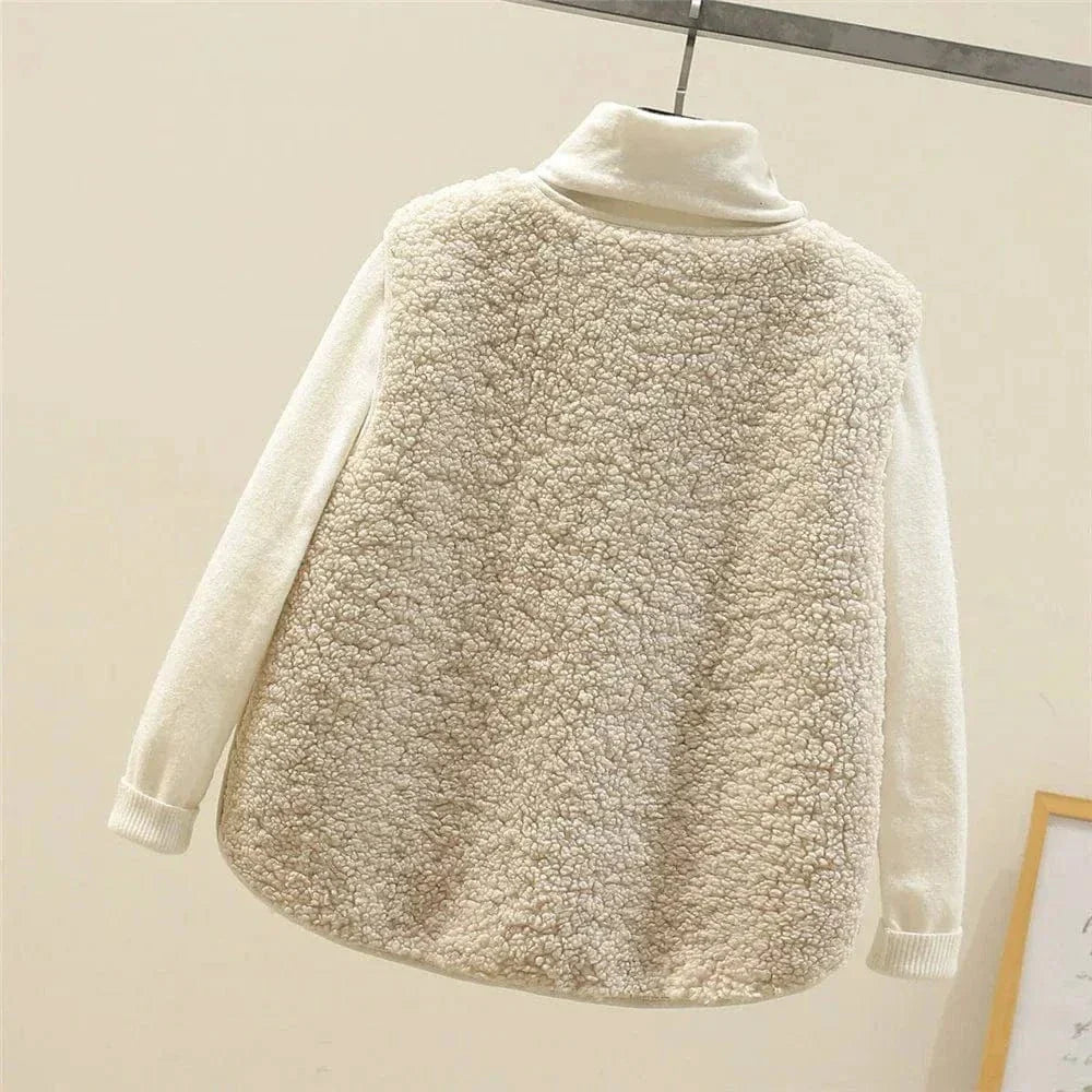 Women's button-down sleeveless vest - Image 5
