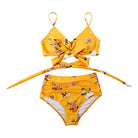 Women Colorful High Waisted Bikini Set - Image 2