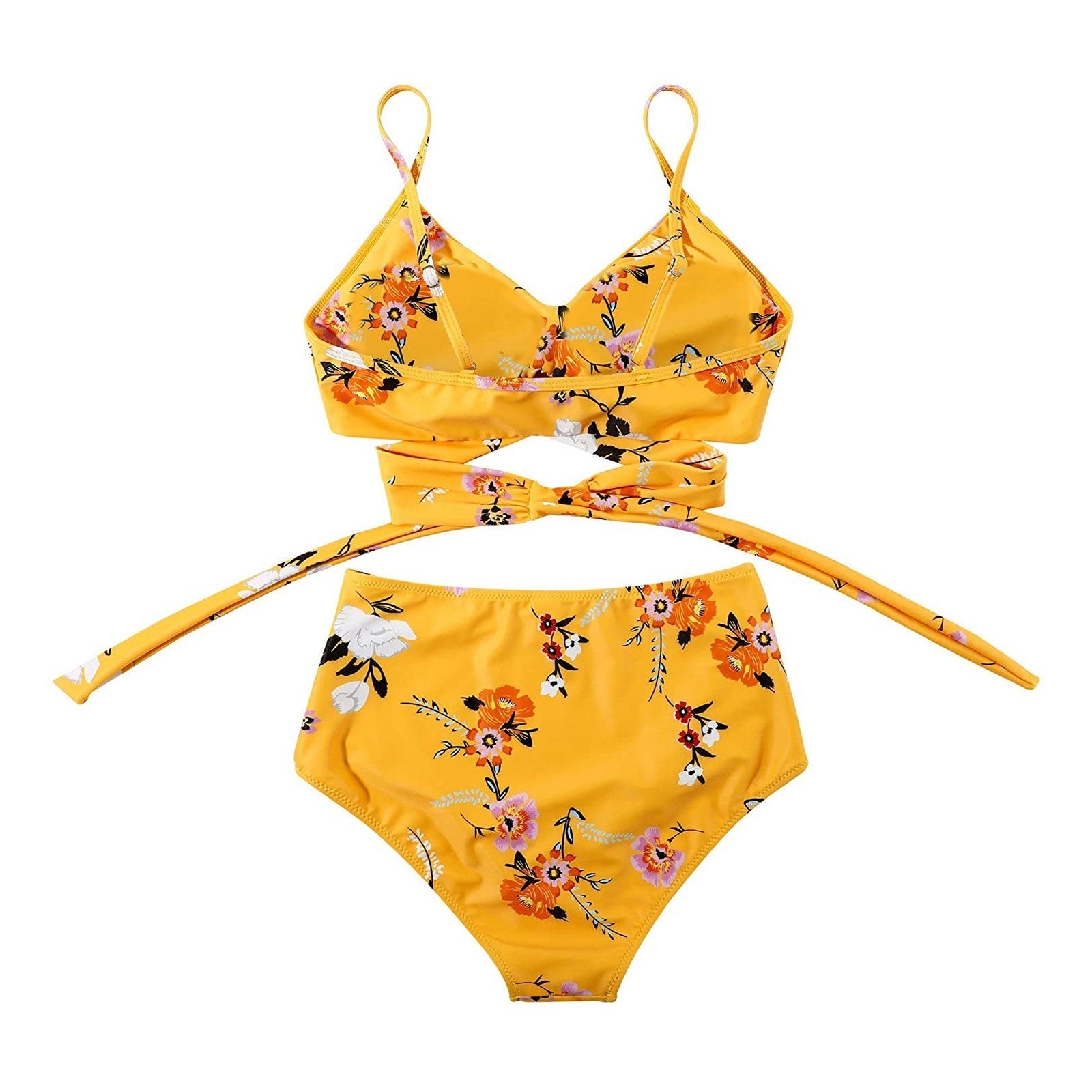 Women Colorful High Waisted Bikini Set - Image 3