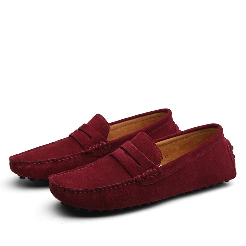 Men's Italian Suede Casual Loafers - Image 11