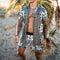 Men's Hawaiian Shirt and Shorts Set Tropical Two Piece Summer