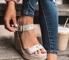 Women's Orthopedic Wedge Sandals Arch Support Comfortable Heels - Image 3