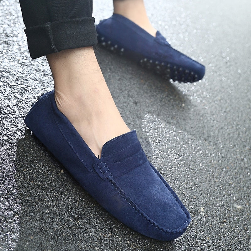 Men's Italian Suede Casual Loafers - Image 4