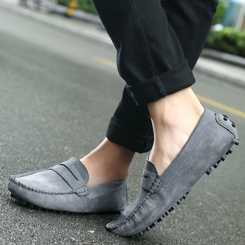 Men's Italian Suede Casual Loafers - Image 5