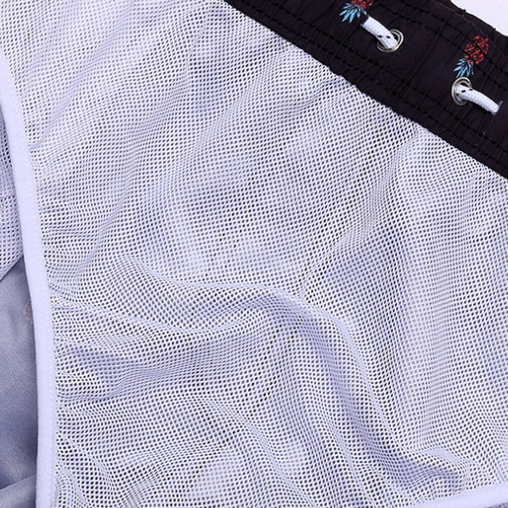 Men's Quick Dry Patterned Swim Trunks - Image 4