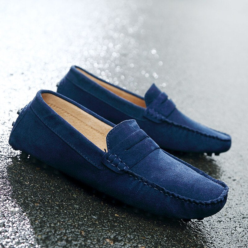 Men's Italian Suede Casual Loafers - Image 14