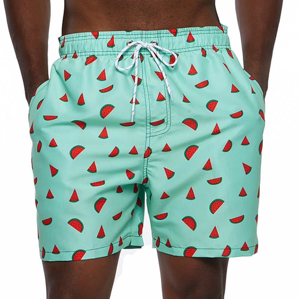 Men's Quick Dry Patterned Swim Trunks - Image 14