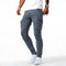 Pantalon cargo en denim stretch pour homme
