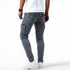 Men's Stretch Denim Cargo Pants - Image 6