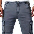 Men's Stretch Denim Cargo Pants - Image 4